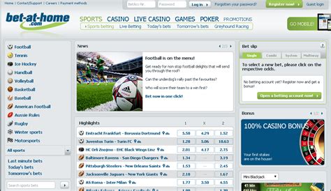 bet at home website